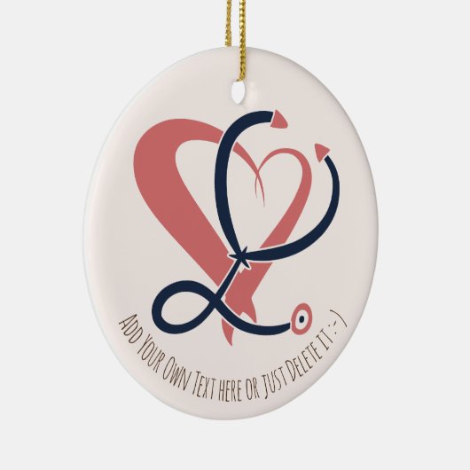 Dokter, verpleegkundige, paramedicus, spoedgeschen keramisch ornament (Rechts)