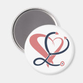 Dokter, verpleegkundige, paramedicus, spoedgeschen magneet (Voorkant / Achterkant)