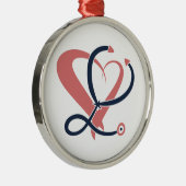 Dokter, verpleegkundige, paramedicus, spoedgeschen metalen ornament (Rechts)