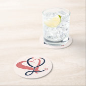 Dokter, verpleegkundige, paramedicus, spoedgeschen ronde kartonnen onderzetter (Insitu)