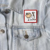 Dokter Vierkante Button 5,1 Cm (In situ)