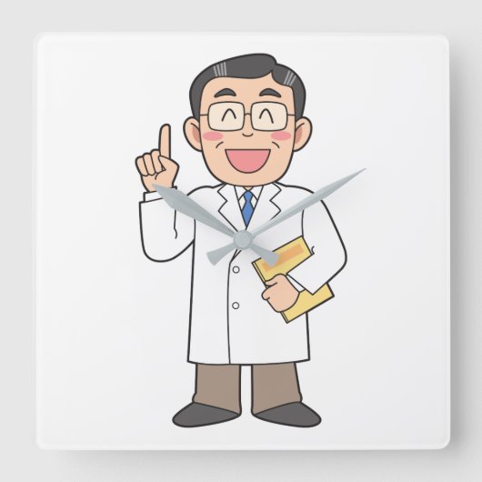 Dokter Vierkante Klok (Voorkant)