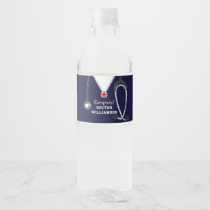 Dokter Waterfles Etiket