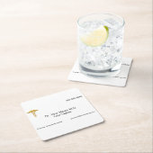 Dokter wit kartonnen onderzetters (Insitu)