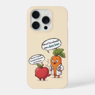 Dokter Wortel met zijn eerste patiënt Grappig iPhone 15 Pro Case