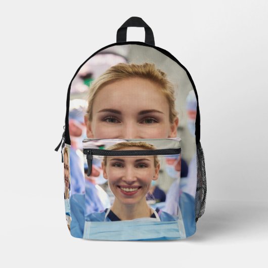 Dokterfoto aanpassen personaliseren bedrukte rugzak (Voorkant)