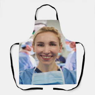 Dokterfoto aanpassen personaliseren schort