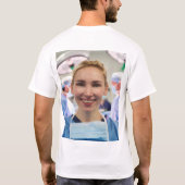 Dokterfoto aanpassen personaliseren t-shirt (Achterkant)