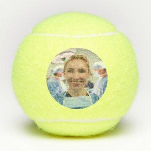 Dokterfoto aanpassen personaliseren tennisballen