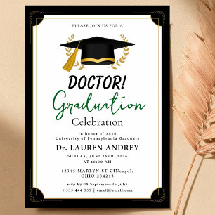 Dokters Afstudeerfeest Uitnodiging