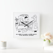 Dokter's Bedside Manier Niet Klopt. Medisch Vierkante Klok (Huis)