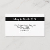 Dokter's Medical Kantoor Uw volgende afspraak kaar Afsprakenkaartje (Achterkant)