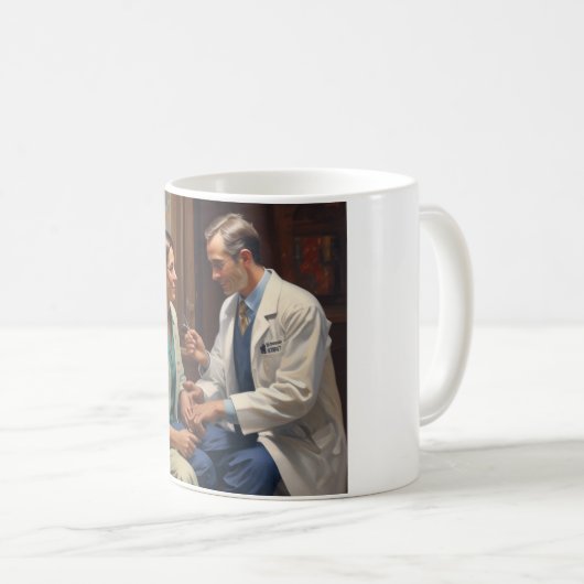 Dokters Mok: Vier de helden die genezen Koffiemok (Voorkant rechts)