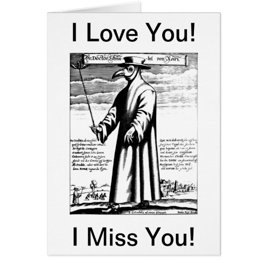 Dokter's Plague Mask.. ik Miss U (Voorkant)