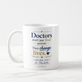Dokters veranderen levens waarderingsgeschenk koffiemok
