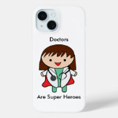 Dokters zijn superhelden Vrouw Funny Case-Mate iPhone Case (Achterkant)