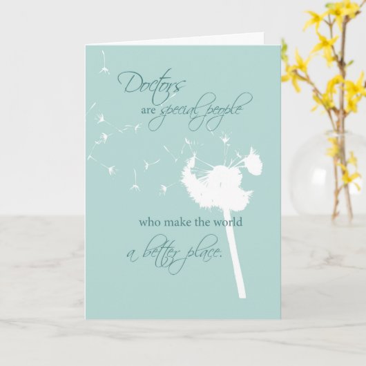 Doktersdag Paardenbloem Kaart (Gele Bloem)