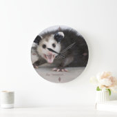 dokterskantoor grappige opossum foto muur klok (Huis)
