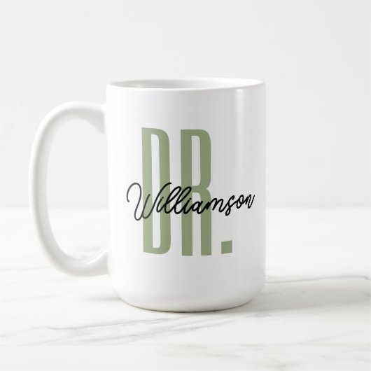 Doktersmok eigen ontwerp, Toekomstige dokter mok, Koffiemok (Links)