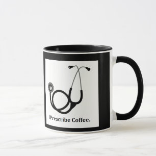 Doktersmok geschenk ik schrijf koffie voor mok