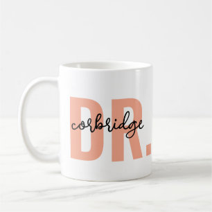 Doktersmok met eigen naam • DR. Koffiekop • Dokter Koffiemok