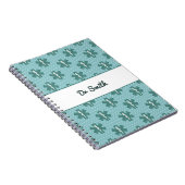 Doktersnaam aangepaste arts symbool medische gift notitieboek (Rechterzijde)