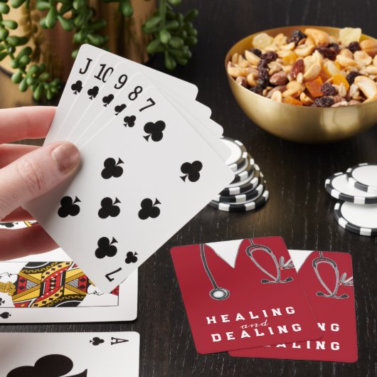 dokterspasjes voor het spelen van pasjes pokerkaarten (Insitu)