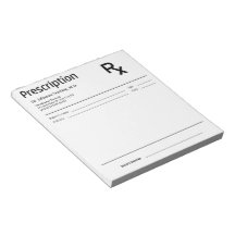 Doktersrecept Notitieblok – Bewerkbaar DoktersRX