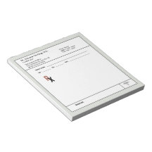 Doktersrecept Notitieblok – Bewerkbaar DoktersRX