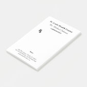 doktersvoorschrift voor cardioloog post-it® notes (Schuin)