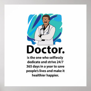 Dokterswaarderingscitaat Poster