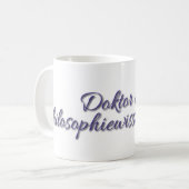 Doktor der Philosophiewissenschaften Koffiemok (Voorkant links)