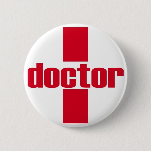 doktor ronde button 5,7 cm (Voorkant)