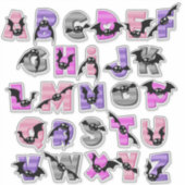 DOL ALFABET STICKER (Voorkant)