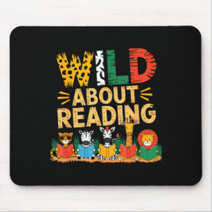 Dol op lezen boeken lezer liefhebber bibliothecari muismat