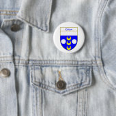 Dolan Coat of Arms/Family Crest Ronde Button 5,7 Cm (In situ)