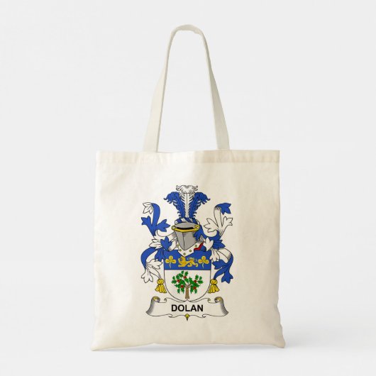 Dolan Coat of Arms Family Crest Tote Bag (Achterkant)