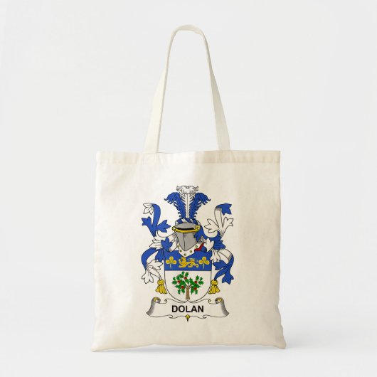 Dolan Coat of Arms Family Crest Tote Bag (Voorkant)