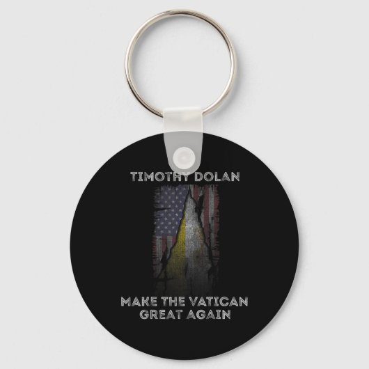 Dolan maakt het Vaticaan weer groot conclaaf 2025 Sleutelhanger (Voorkant)