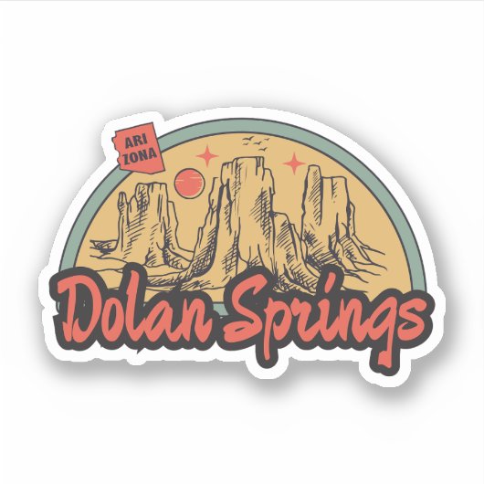 Dolan Springs, Arizona Sticker (Voorkant)