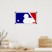 Dolanan Bal Kasti logo MLB Jaman Disik Poster (Keuken)
