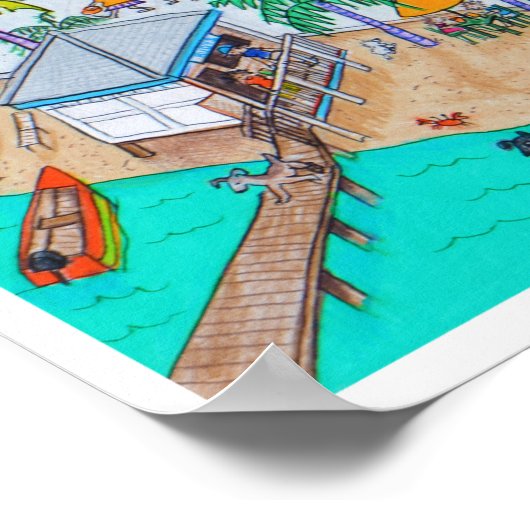 Dola's Rotisserie Chicken Poster (Hoek)