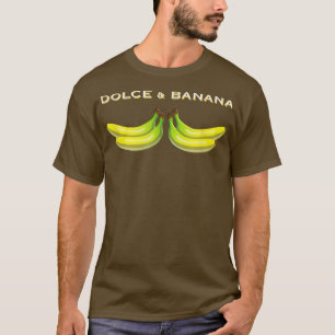 Dolce and Banana Vegetarian Banana Fruit Vegan 43 T-shirt