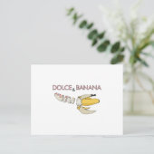 Dolce & Banana Briefkaart (Staand voorkant)