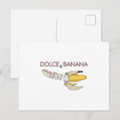 Dolce & Banana Briefkaart (Voorkant / Achterkant)