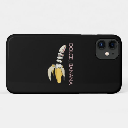 Dolce & Banana Case-Mate iPhone Case (Achterkant (horizontaal))