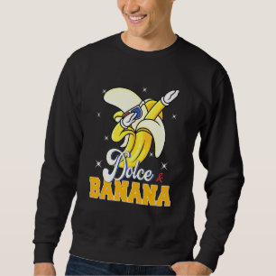 Dolce Banana Dabbing Bananas Vegan Veggie Trui