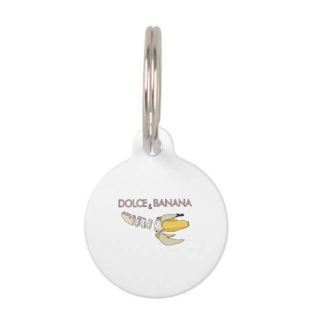 Dolce & Banana Huisdierpenning (Voorkant)