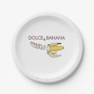 Dolce & Banana Papieren Bordje