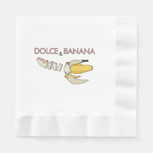 Dolce & Banana Servet (Voorkant)